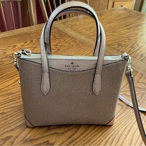 Kate Spade Rose Gold Glitter Handbag/Crossbody